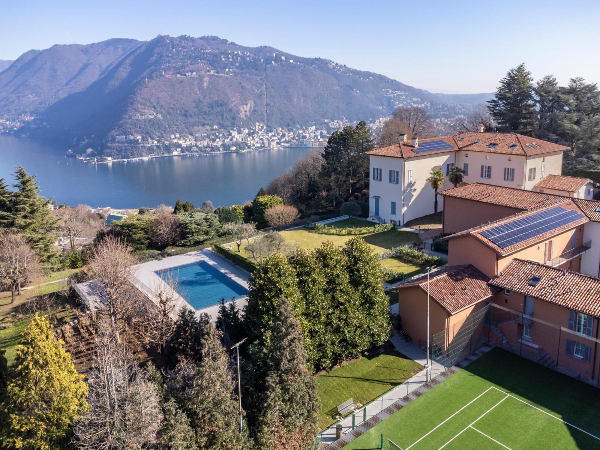 Alex'S Luxury Lake View Apt Pool And Tennis Côme Esterno foto